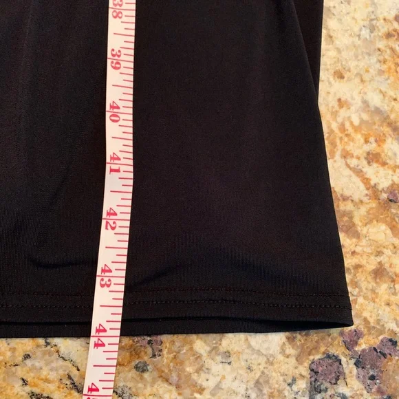 Tadashi Shoji Black Pleated Halter Midi Dress - Picture 6 of 9